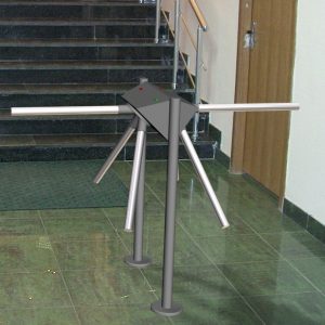 OMA-26.461.2B Турникет ТРИПОД напольный СТЕРЕО