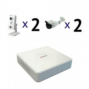 Безопасник AC IP 4-6 (AC-D7101IR1+AC-D2101IR3+DS-N104)