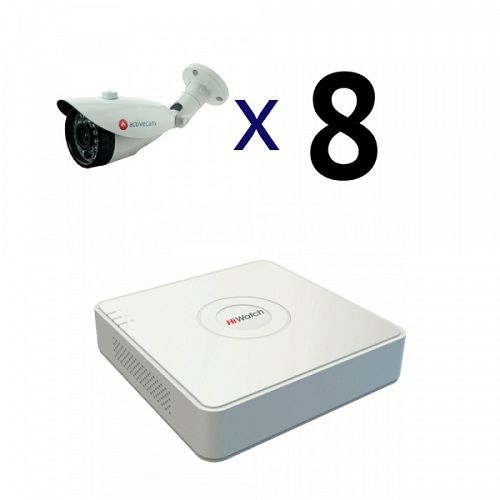 Безопасник AC IP 8-4 (AC-D2101IR3+DS-N108P)